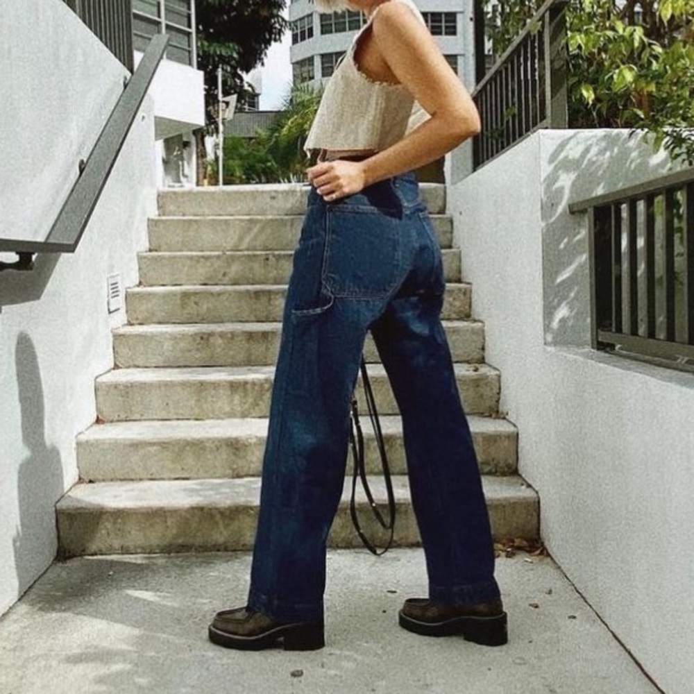 Brandy Melville Mid-Rise Carpenter Jeans M